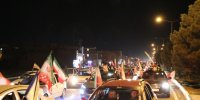 فریاد همبستگی مردم شهرستان مرزی تربت جام در سومین شب سال نو
