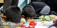 مراسم تشییع باشکوه پیکر دانش‌آموز شهید «محمدحسین دهقان»