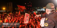 قدردانی هیئات مذهبی مشهد از خادمان شهری با اهدای گل