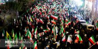 حضور قمی ها در شب اربعین رهبر شهید در میدان