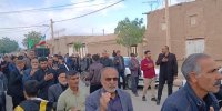 دسته روی و عزاداری مردم روستای کوشه از توابع بردسکن در اربعین قائد امت