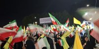 اجتماع مردمی تجلیل از شهدای حزب الله لبنان در مشهد