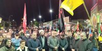 پنجاه و دومین حضور پرشور و شبانه مردم آستانه اشرفیه در میدان