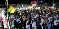 اجتماع مردم «نرجه» در هفتاد و دومین شب از شهادت رهبر شهید