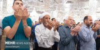 اقامه نماز عید قربان در حرم مطهر امام رضا(ع)