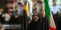 نود و دومین حضور پرشور مشهدی‌ها در خیابان‌ها