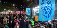 استقبال بی‌نظیر قوچانی ها از جشن کیلومتری غدیر