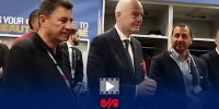 حضور اینفانتینو در رختکن ایران و تمجید از عملکرد بازیکنان تیم ملی