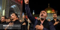 روایت عزاداران حسینی استان یزد در حرم مطهر امام رضا(ع)