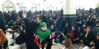 اجتماع شیرخوارگان حسینی در آرامگاه شهید مدرس کاشمر