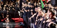 حرکت دسته‌های عزاداری اندیمشک در شب تاسوعا