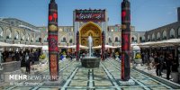 مقتل خوانی روز عاشورای حسینی در حرم امام رضا (ع)