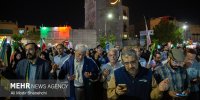 اقامه نماز استغاثه در اجتماع مردمی مشهد