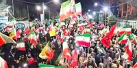 حضور حماسی مردم کاشمر در تجمع خیابانی