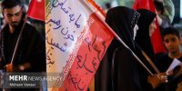 بدرقه کاروان اعزامی مردم حمیدیه به مراسم تشییع قائد شهید