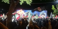 مراسم وداع با پیکر شهیدان مدافع امنیت در مشهد