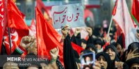 نوای حماسه در خونخواهی   رهبر شهید انقلاب در حرم امام رضا(ع)