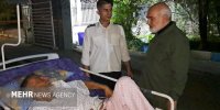 حضور سخنگوی دولت در بیمارستان بقایی