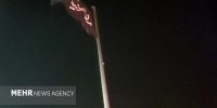اهتزاز پرچم خدمت‌رسانی در چذابه