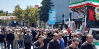 مراسم تشییع پیکر دریانورد شهید «نیما مرادی» در بندرانزلی
