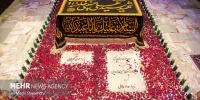 حضور پدر زهرای ۱۴ ماهه در رواق دارالذکر