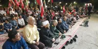 مراسم بزرگداشت چهلم تدفین رهبر شهید در خلیل‌آباد