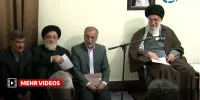 لحظاتی منتشر نشده از دیدارهای صمیمانه خانواده‌های شهدا با رهبر شهید