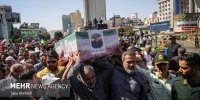 حضور علما و مسئولان سیستان و بلوچستان در مراسم تشییع سردار ظریفی