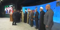 آیین تکریم موکب‌داران عراقی در حرم مطهر رضوی