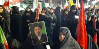 عزاداری ایام فاطمیه در کاشمر همزمان با تجمعات شبانه