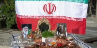 تصاویری متفاوت از گلزار شهدا در هنگام تحویل سال 1405