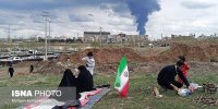 سیزده‌ بدر زیر سایه موشک و انفجار+ عکس