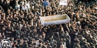 تصاویری دیدنی از تشییع بی‌سابقه رهبر انقلاب + عکس
