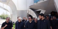 بازدید میدانی عارف از مراکز اسکان و درمان زائران مراسم تشییع رهبر شهید/ آغاز خدمت‌رسانی بیمارستان تخصصی سپاه به زائران مصلای تهران