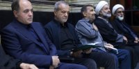 عکس هایی از پزشکیان در یک مراسم ختم