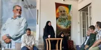 روایت سردار شریف در دیدار با خانواده فرمانده‌ای که طراح وعده صادق ۳ بود