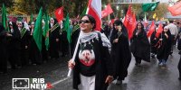 انتشار تصویر خانم بدون روسری در رزمایش جانفدایان ایران در خبرگزاری صداوسیما