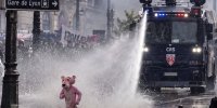 بررسی ادعای بازداشت «پلنگ صورتی» در اعتراضات فرانسه / جولان تصاویر ساخته شده با هوش مصنوعی در شبکه‌های اجتماعی