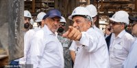 بازدید مدیرعامل شرکت ملی نفت ایران از پالایشگاه‌های آسیب‌دیده  پارس جنوبی