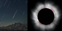 یک هم‌زمانی عجیب در آسمان | بارش شهابی برساوشی و خورشیدگرفتگی در غیبت ماه!