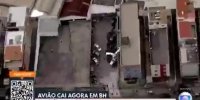 لحظه برخورد یک هواپیما به ساختمانی در برزیل | ببینید
