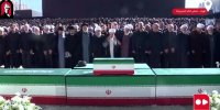 تصاویری از متن و حاشیه اقامه نماز بر پیکرهای مطهر | ویدئو