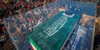 رهبر شهید تنها ۲ کیلومتر تا بین‌الحرمین فاصله دارد + فیلم | پیکر رهبر شهید انقلاب به آغاز مسیر اعلام شده در کربلای معلی رسید