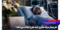 هر بیمار مرگ مغزی چند نفر را نجات می‌دهد؟