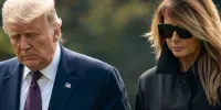 لحظه تبدیل گفت و گوی معمولی ملانیا و ترامپ به بگومگو !  + فیلم