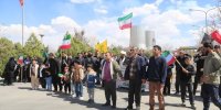 زنجیره ادامه‌دار اتحاد | تشکیل زنجیره های  انسانی جوانان استمرار دارد