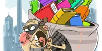 کتاب‌دزدی در روز روشن | کارتون
