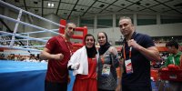 طوفان دختر بوکسور ایرانی؛ سارینا روی رینگ ناگویا درخشید