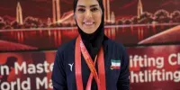 فاطمه صمدی قهرمان وزنه‌برداری مسترز جهان شد + عکس