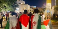 غوغای جوان فلسطینی در حمایت از ایران!